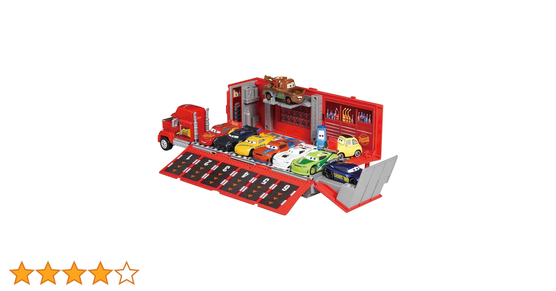 カーズ　トミカ　並べて全員発車！シューター　マック カーズトミカ カーズ トミカ ならべて全員発車!シューター